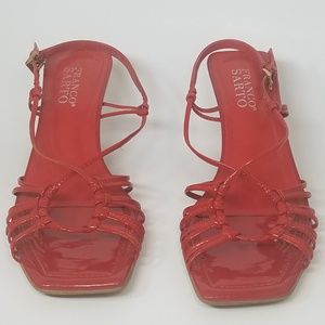 Franco Sarto Women's red heels size 6.5